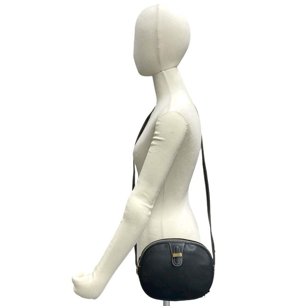 CHRISTIAN DIOR Vintage Black Leather Shoulder Bag - Picture 2 of 10